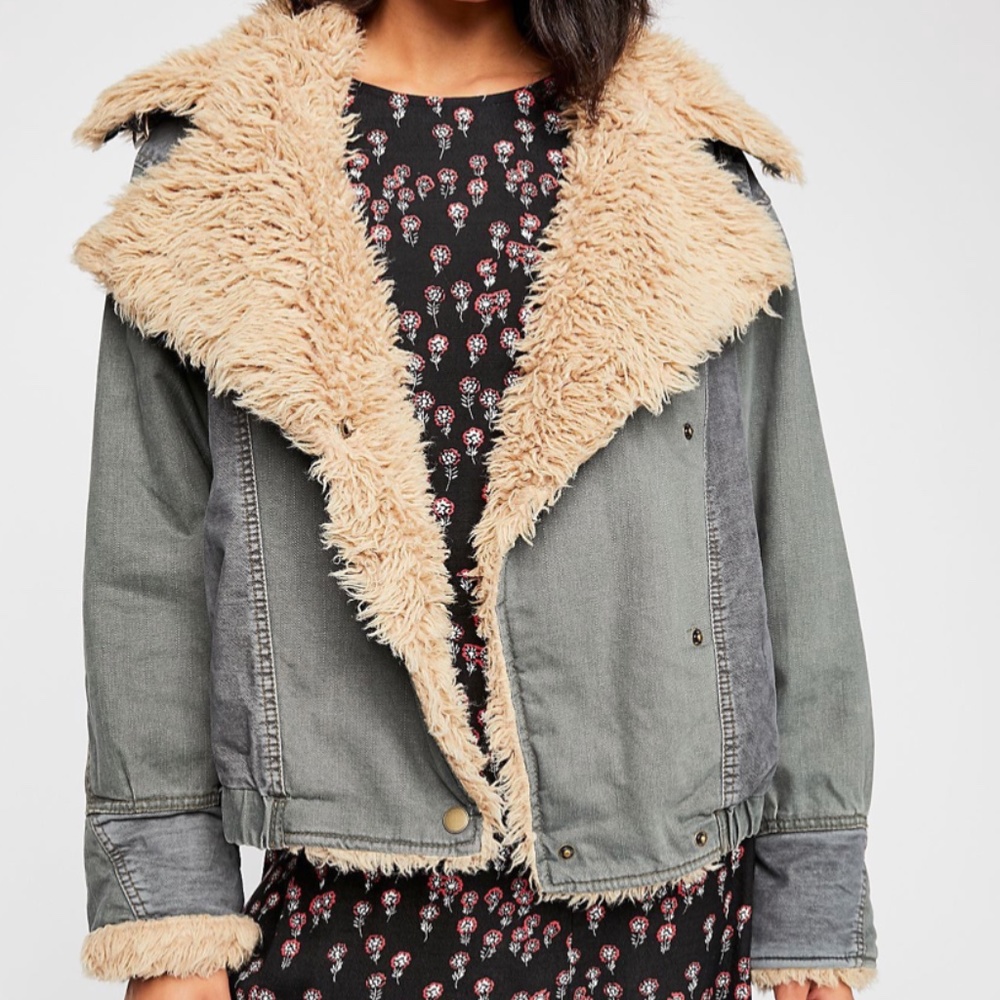 Free People Owen Sherpa Jacket